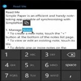 Download Simple Paper - Notes with SimpleNote Syncing Cell Phone Software
